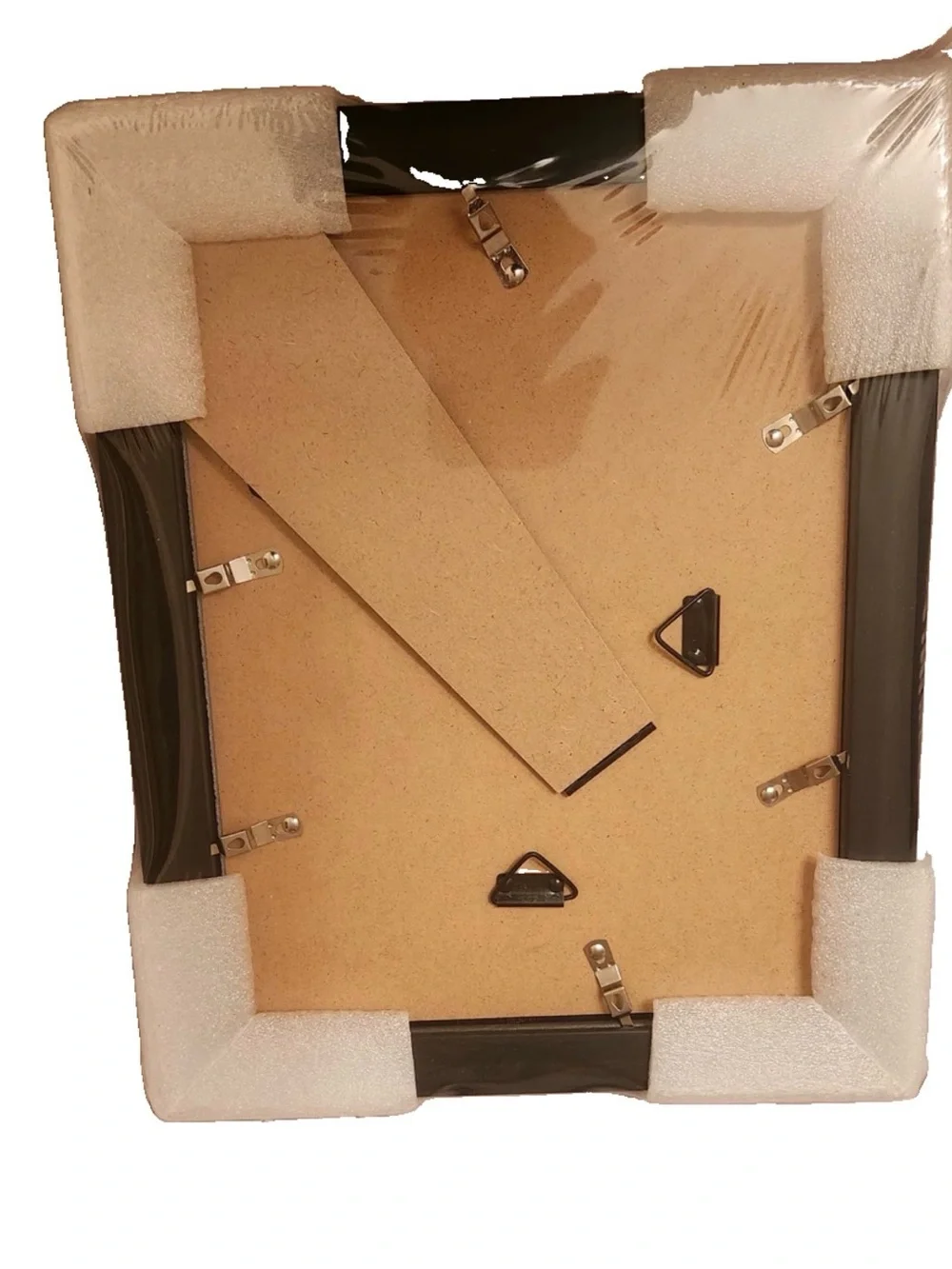 Smithplus 6x9 Black Plastic Photo Frame Rectangle Hanging Vertical/Horizontal